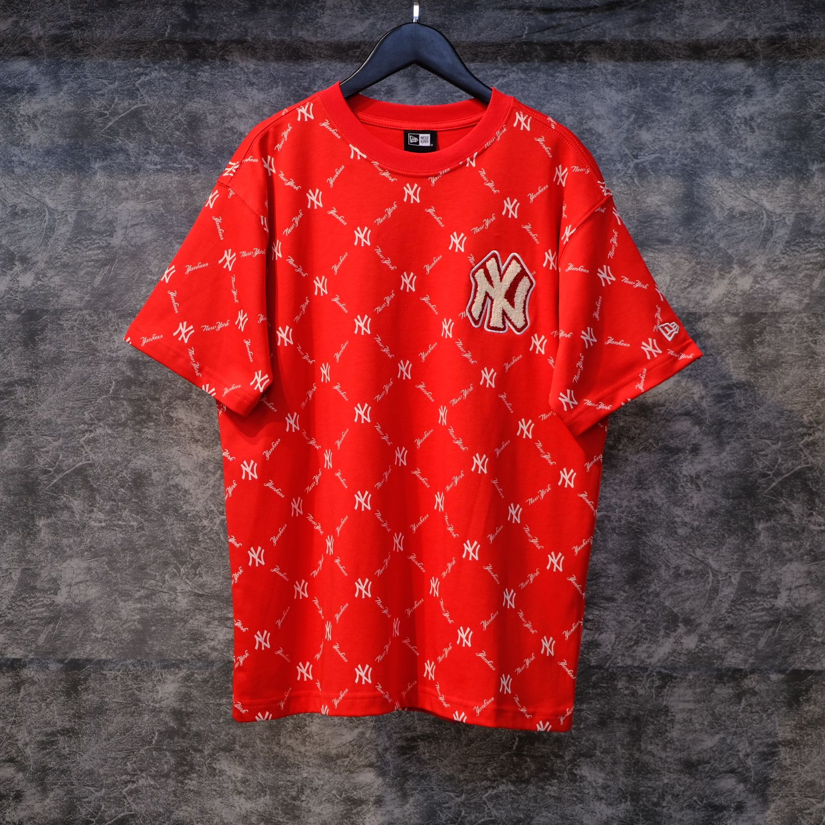  SALE - Áo Thun New Era Ny Dia Mono Đỏ | 19500189 Hàng Chính Hãng 