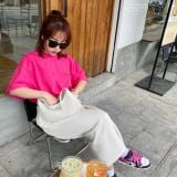  Áo Thun ADLV Basic Màu Hồng Hàng Chính Hãng 