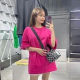  Áo Thun ADLV Basic Màu Hồng Hàng Chính Hãng 