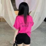  Áo Thun ADLV Basic Màu Hồng Hàng Chính Hãng 