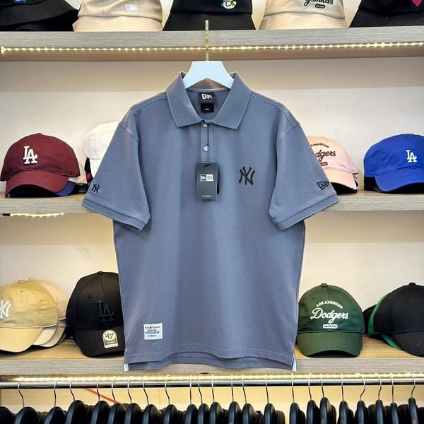  Áo Polo New Era x MLB New York Yankees Light Gray 13718756 