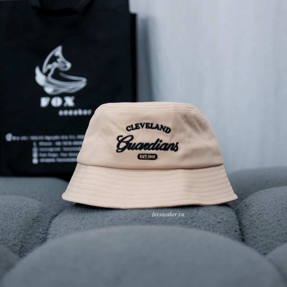  Mũ Nón MLB Bucket Varsity New York Yankees - Màu Begie Hàng Chính Hãng 