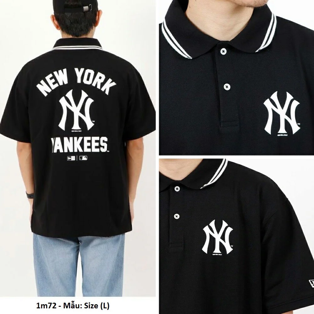  Áo Polo New Era New York Yankees Màu Đen 13516808 