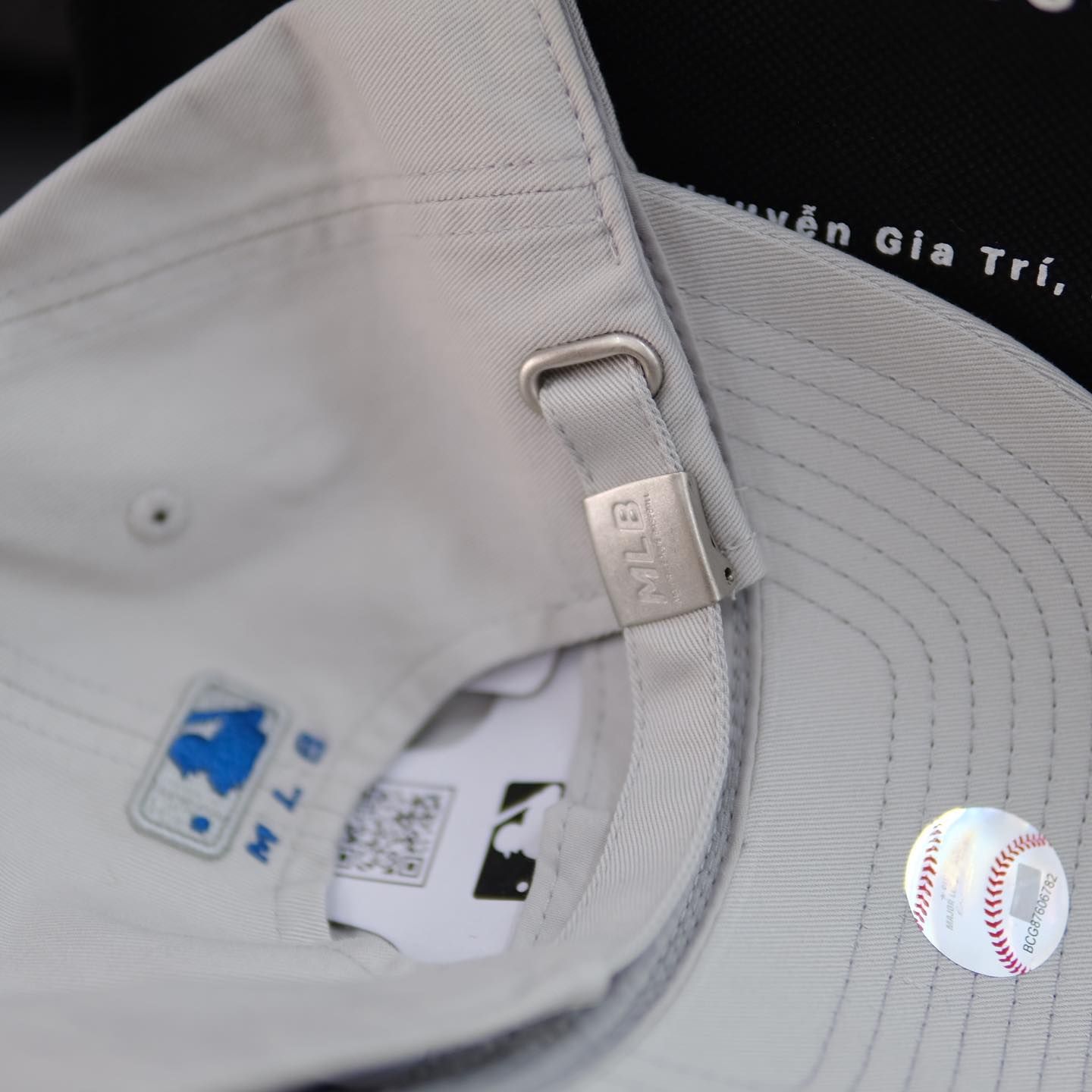  Mũ MLB N-Cover Slider Cap New York Yankees 3ACP6601N-50GRS Màu Xám 