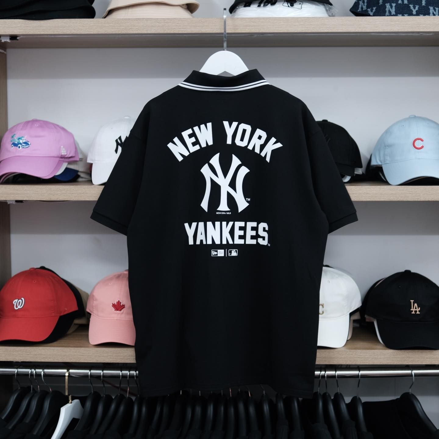  Áo Polo New Era New York Yankees Màu Đen 13516808 