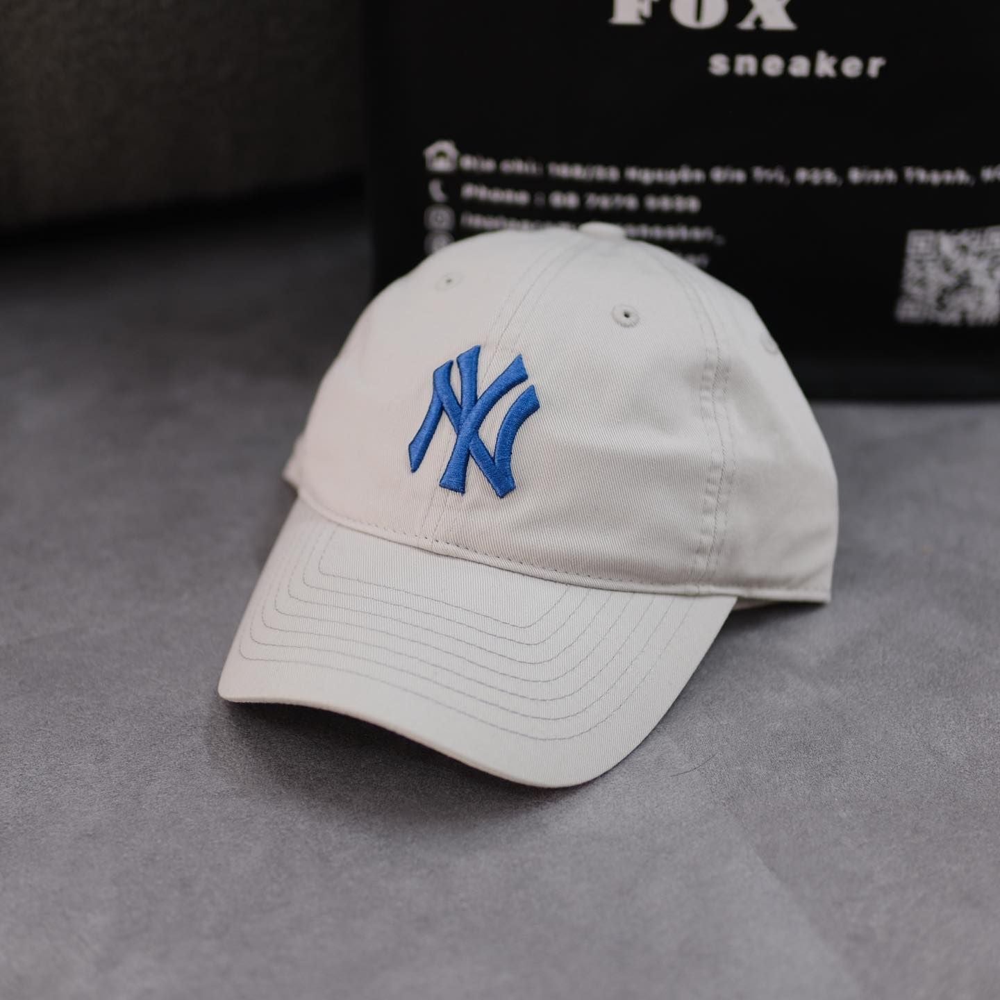  Mũ MLB N-Cover Slider Cap New York Yankees 3ACP6601N-50GRS Màu Xám 