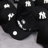  Mũ Nón MLB Màu Đen Logo Ny Bông 