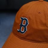  Mũ/Nón MLB Màu Nâu Logo Chữ B Thêu Hàng Chính Hãng - Fox Sneaker 