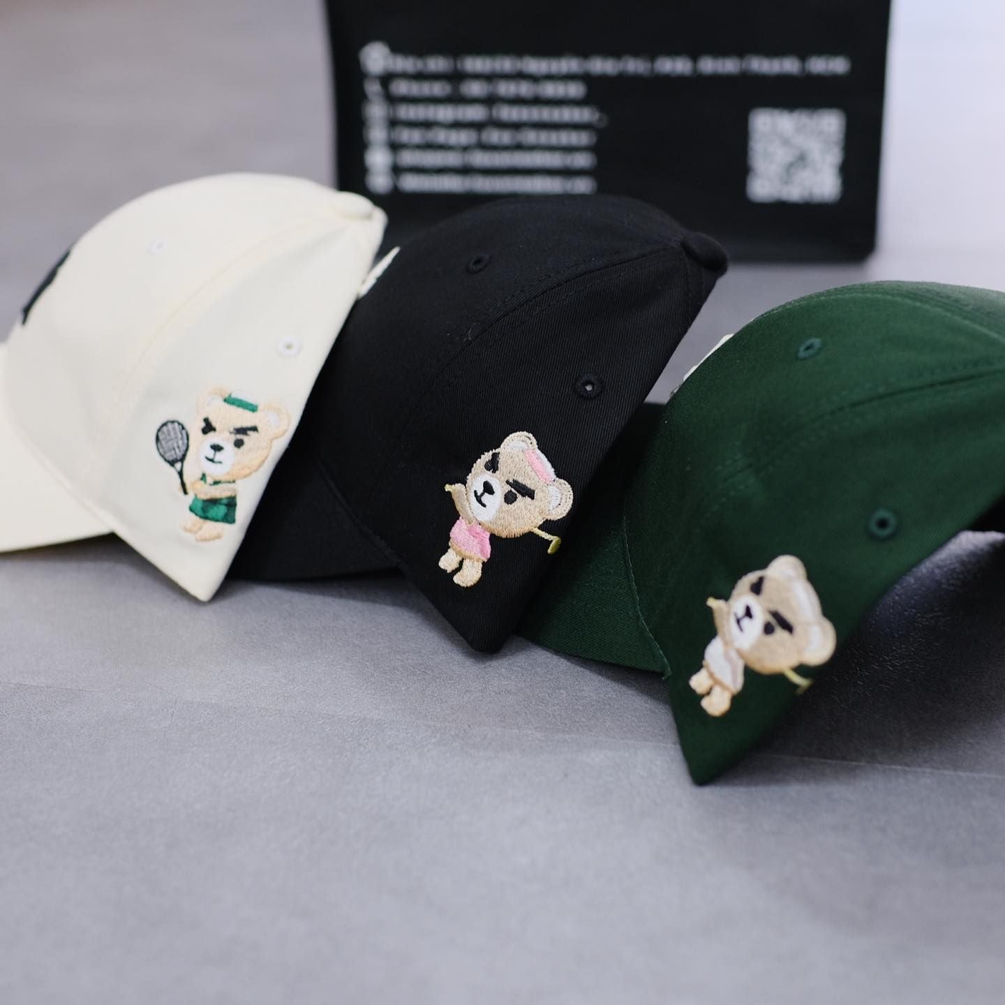  Mũ/Nón MLB Thêu Logo Gấu Hàng Chính Hãng - Fox Sneaker 