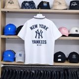  Áo Polo New Era x MLB Apparel New York Yankees 13516807 Màu Trắng  | Fox Sneaker 