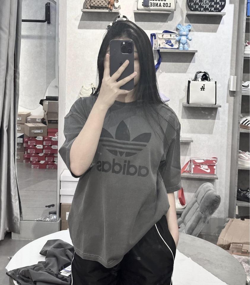  Áo Thun Adidas Originals Washed Trefoil T-Shirt Tee IN2268 Chính Hãng 