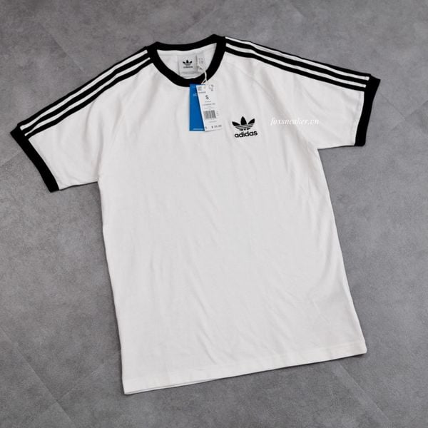  ÁO THUN ADIDAS 3 SỌC ADICOLOR MÀU TRẮNG CHÍNH HÃNG - IA4846 