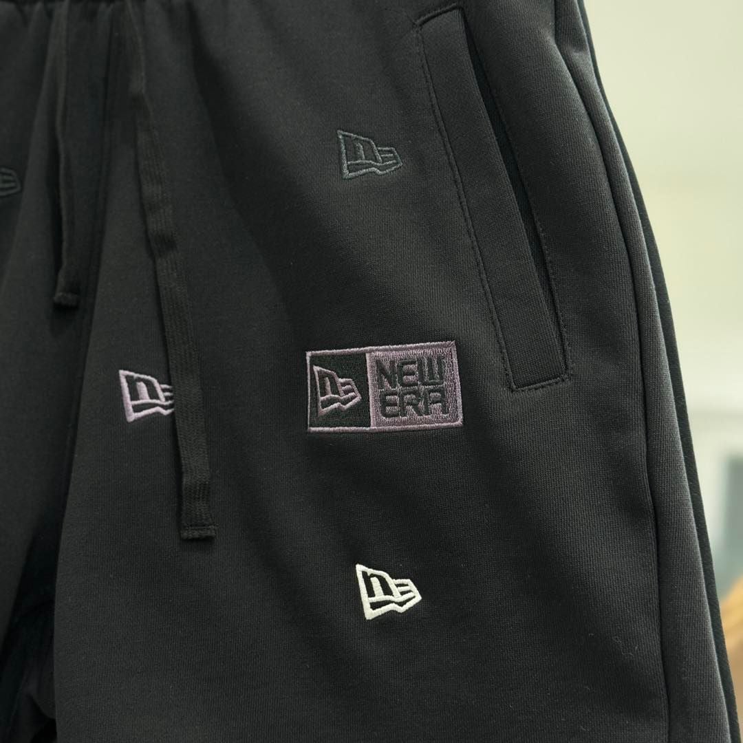  Quần Short New Era Ne Đen Thêu I 14187409 Hàng Chính Hãng 