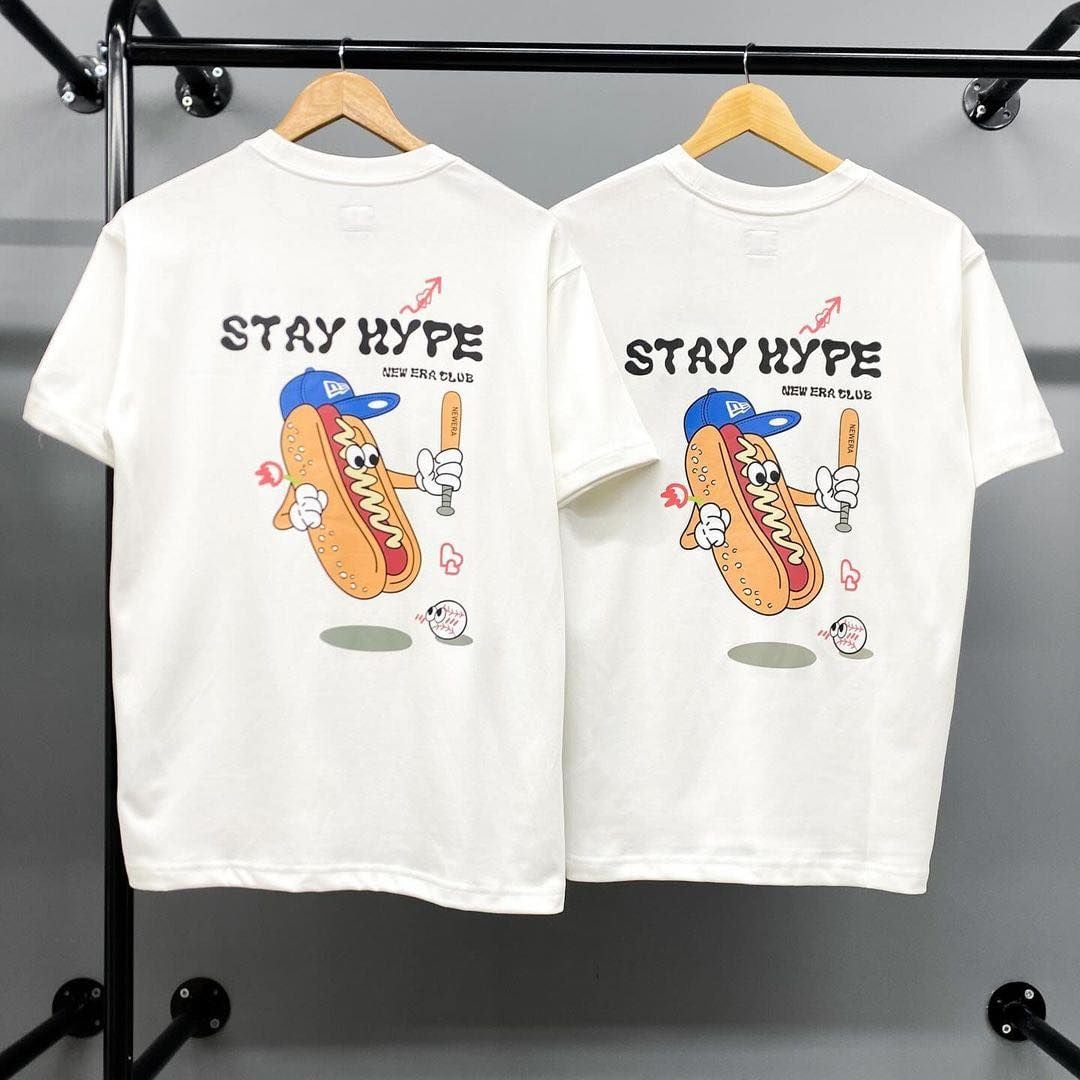  Áo Thun New Era Food Trắng I 14187339 Hàng Chính Hãng 