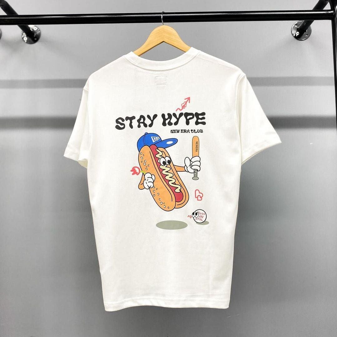  Áo Thun New Era Food Trắng I 14187339 Hàng Chính Hãng 
