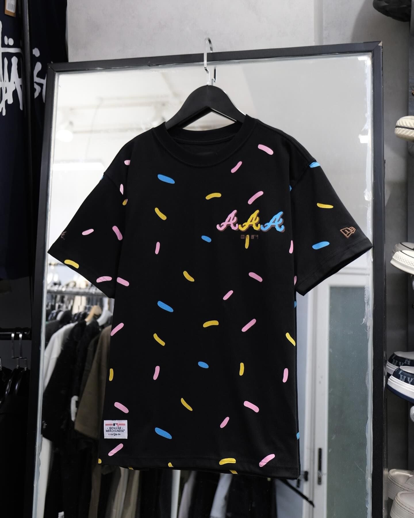  SALE - Áo Thun New Era Triple A Đen I 13718772 Hàng Chính Hãng 