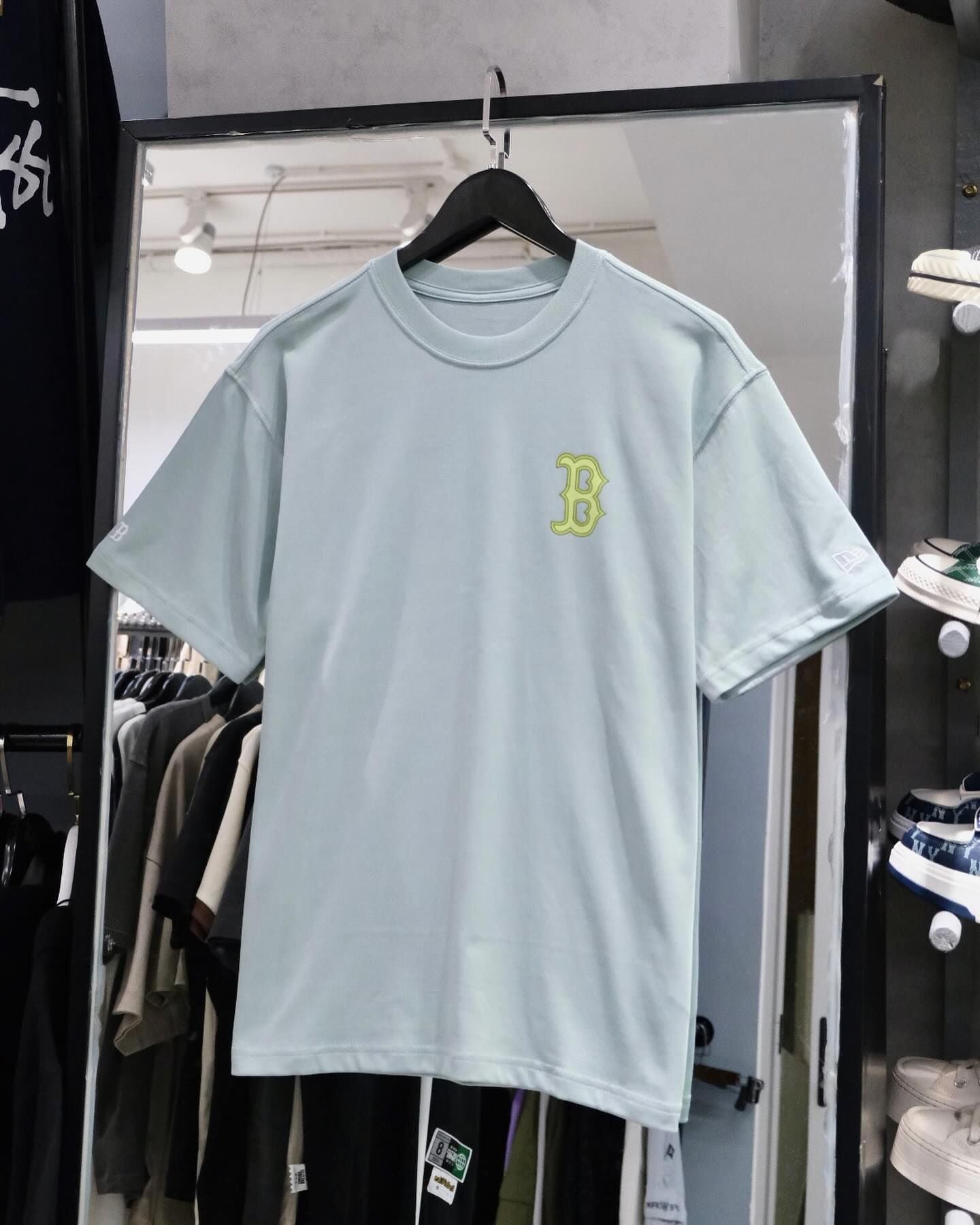  Áo Thun New Era B Xanh Kem I 14341310 Hàng Chinh Hãng 