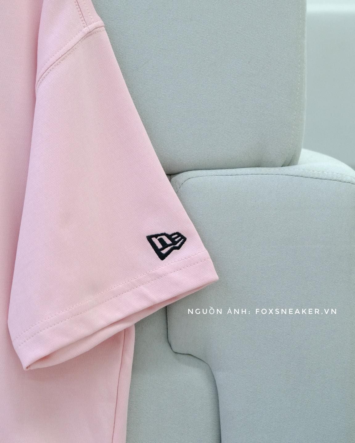  Áo Thun New Era La Hồng Logo Chữ Màu Đen I 12147609 Hàng Chính Hãng 