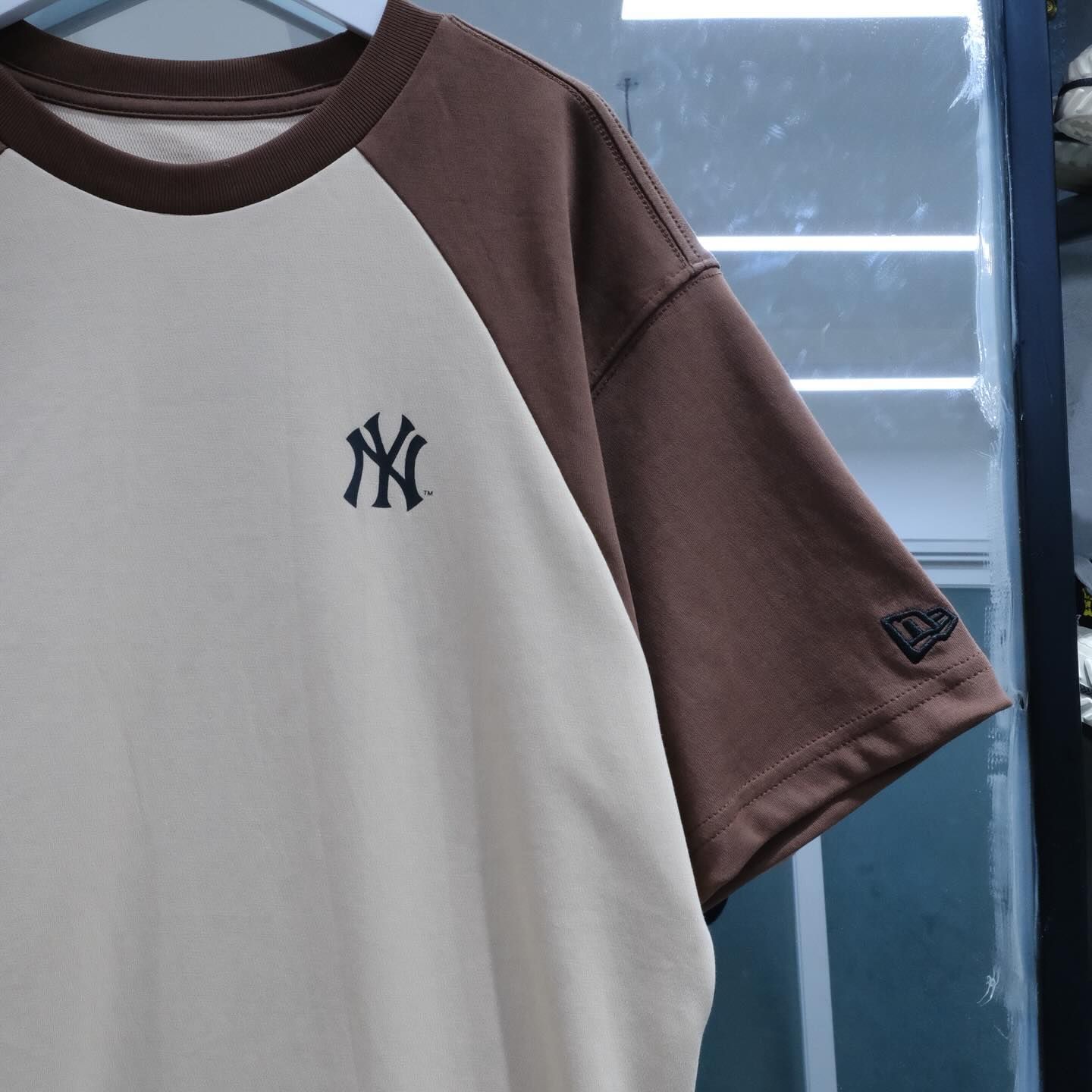  Áo Thun New Era Tay Nâu Trơn I 13586543  Hàng Chính Hãng 