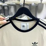  Áo Thun ADIDAS 3 Sọc Adicolor Màu Kem I IM2079 Hàng Chính Hãng 