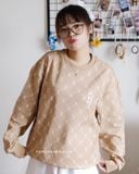  Áo Sweater MLB B Mono SS24 Hàng Chính Hãng Màu Nâu 