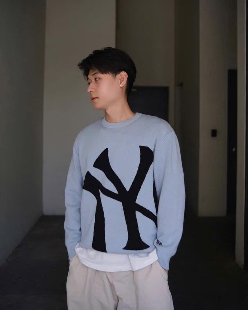 Áo Len Sweater New Era Len NY Xám Xanh Hàng Chính Hãng Code: 14326429 | Fox Sneaker 