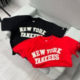  SALE - Áo Thun New Era Yankees Thêu Đỏ Hàng Chính Hãng CODE: 12556983 