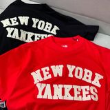  SALE - Áo Thun New Era Yankees Thêu Đỏ Hàng Chính Hãng CODE: 12556983 