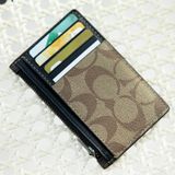  Ví Coach Zip Mono Nâu Hàng Chính Hãng 