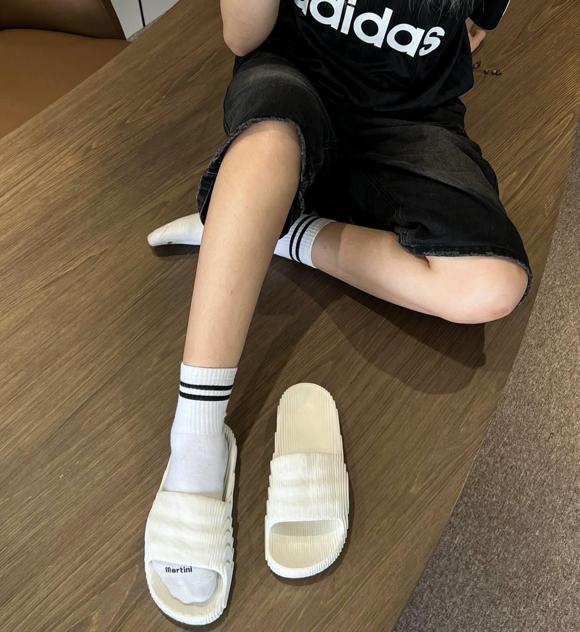  Dép Adidas Adilette 22 Bone[GX6950] Hàng Chính Hãng 