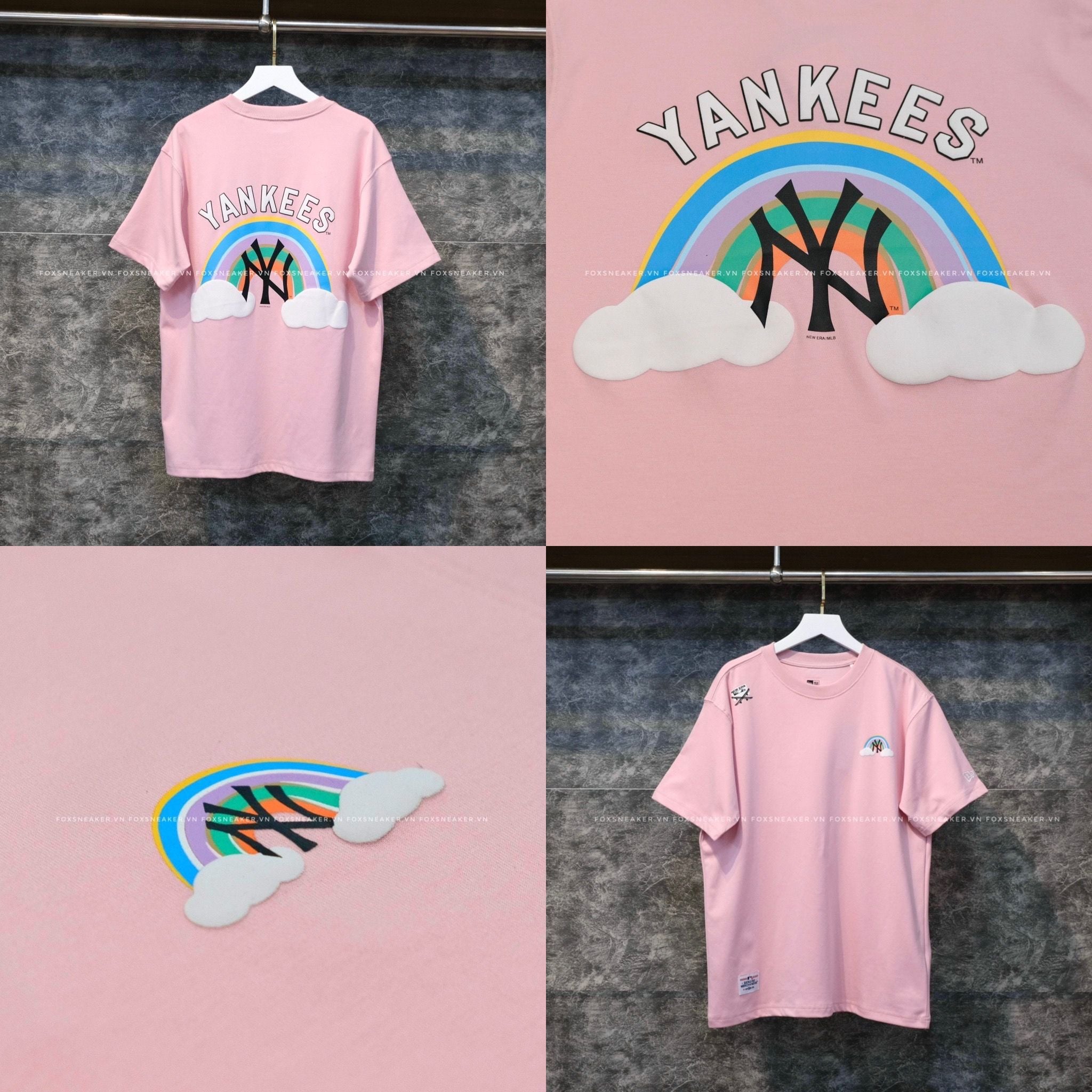  SALE - Áo Thun New Era X MLB Cầu Vồng Xanh | 13280314 Hàng Chính Hãng 