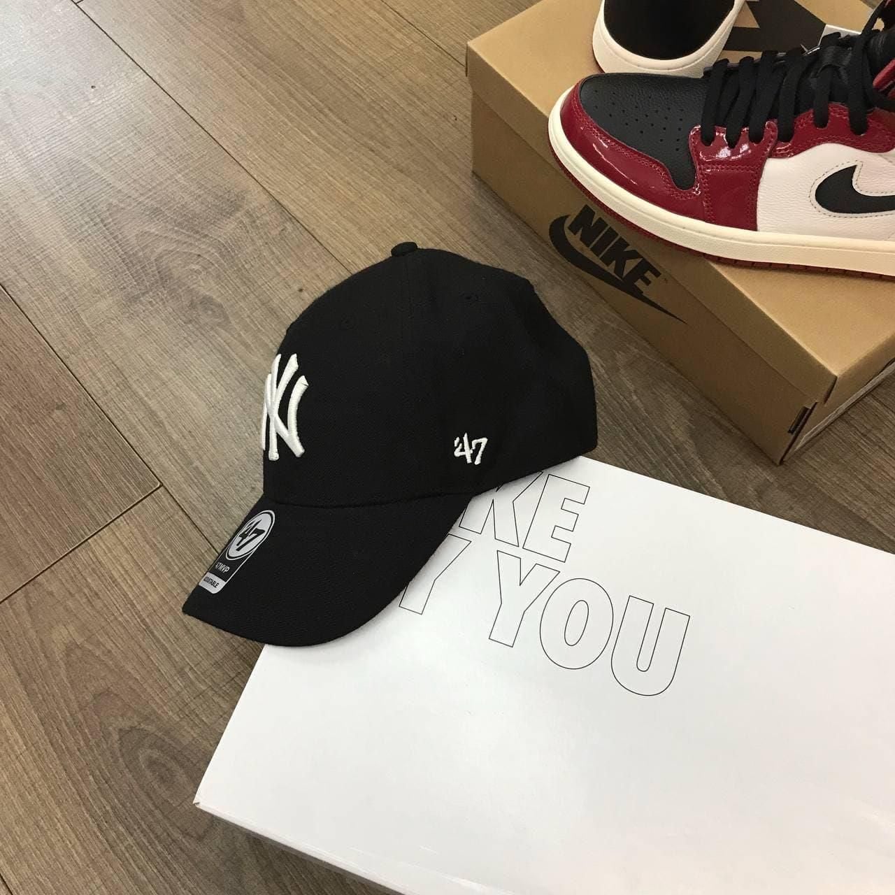  Mũ Nón NY Brand 47 Đen Hàng Chính Hãng 