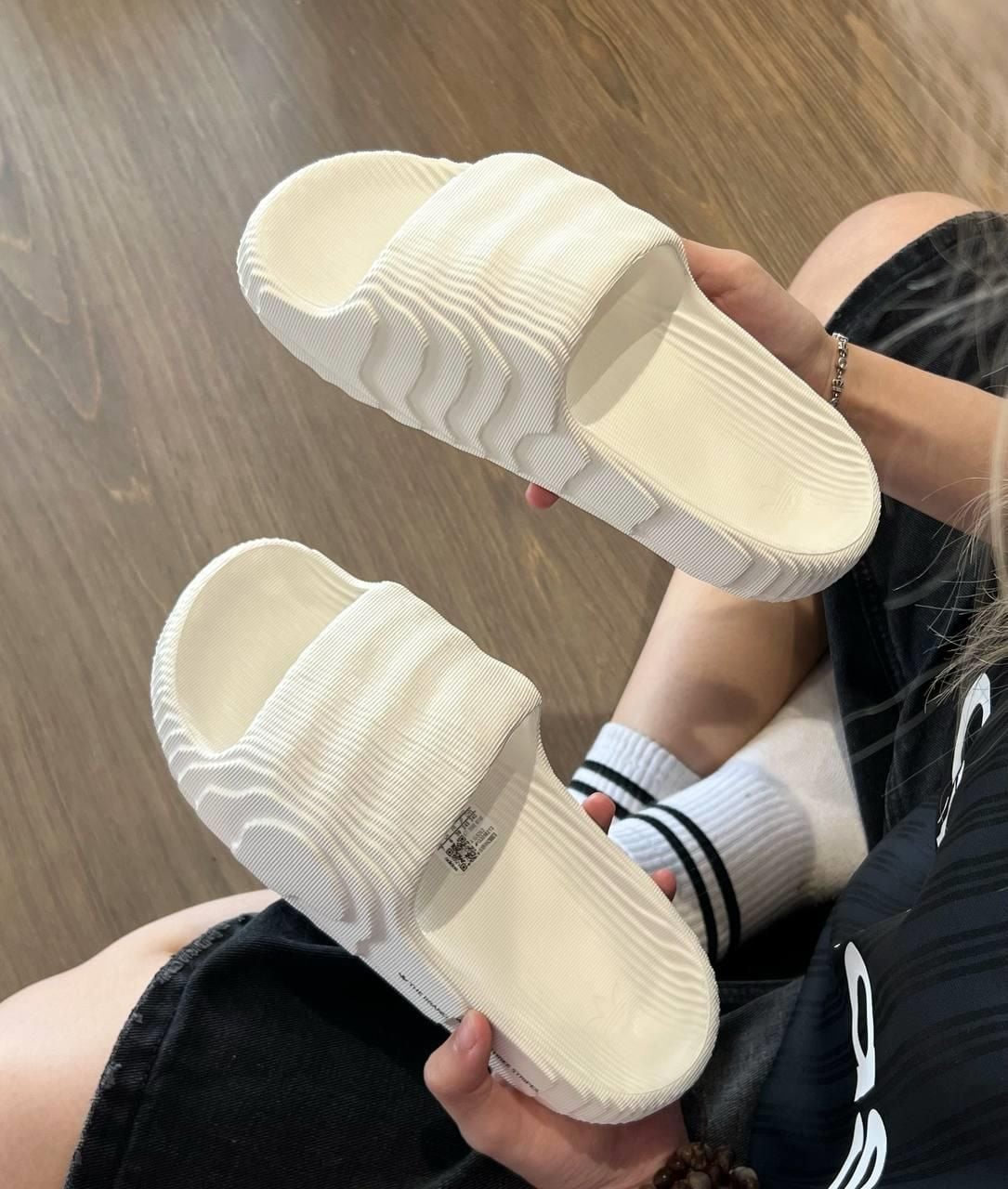  Dép Adidas Adilette 22 Bone[GX6950] Hàng Chính Hãng 