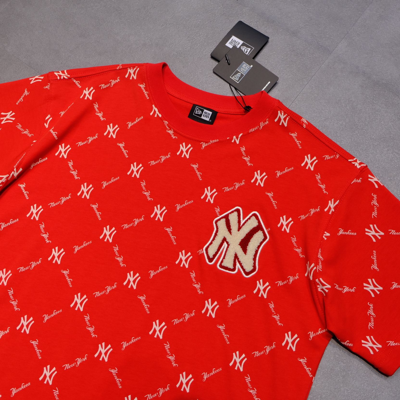  SALE - Áo Thun New Era Ny Dia Mono Đỏ | 19500189 Hàng Chính Hãng 