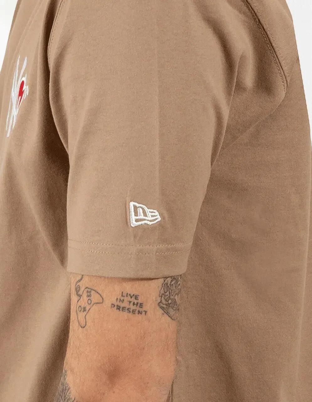  SALE - Áo Thun New Era Ny Tim Khaki 13527218 