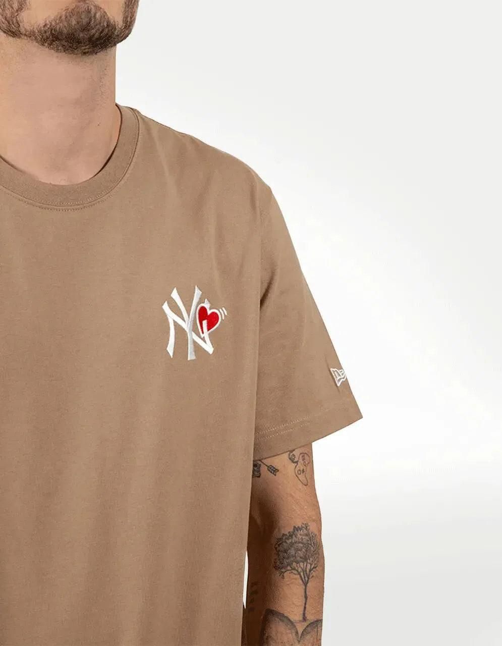  SALE - Áo Thun New Era Ny Tim Khaki 13527218 