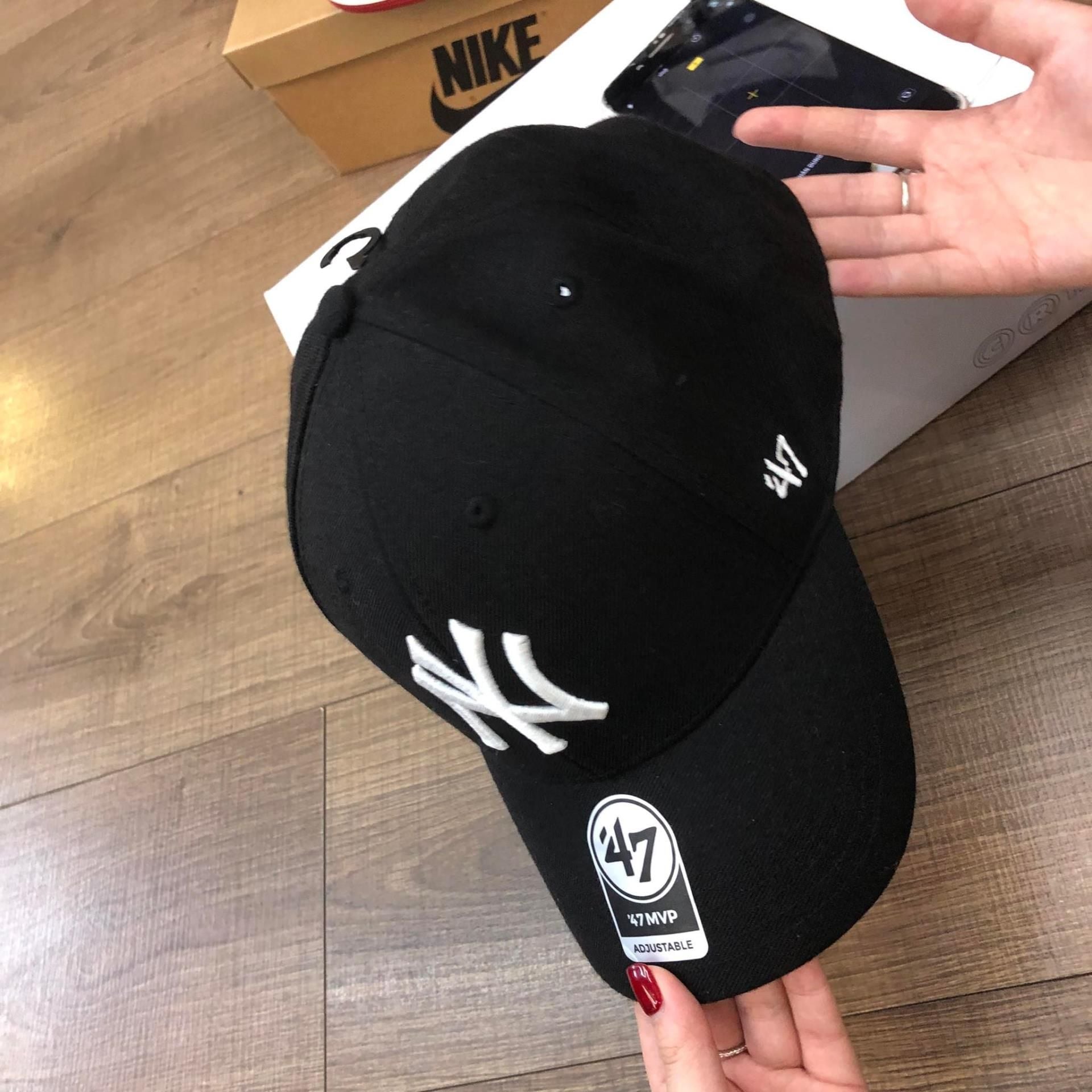  Mũ Nón NY Brand 47 Đen Hàng Chính Hãng 