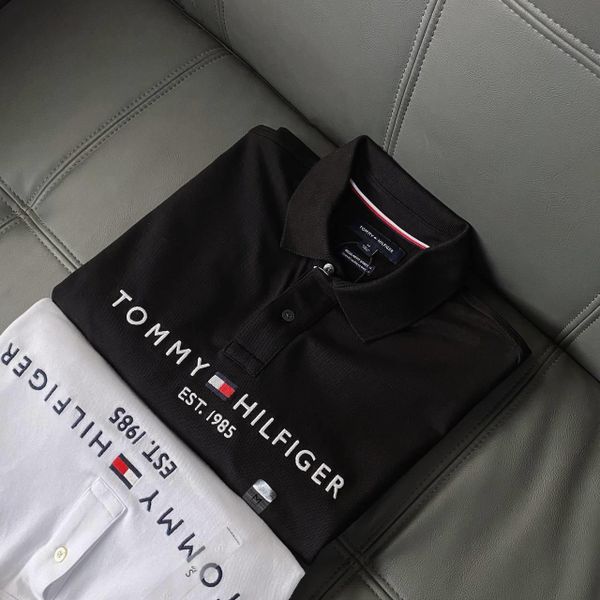 Áo Polo Tommy Hilfiger 1985 Logo Black 78J6983 001 Hàng Chính Hãng