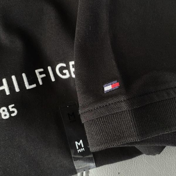 Áo Polo Tommy Hilfiger 1985 Logo Black 78J6983 001 Hàng Chính Hãng