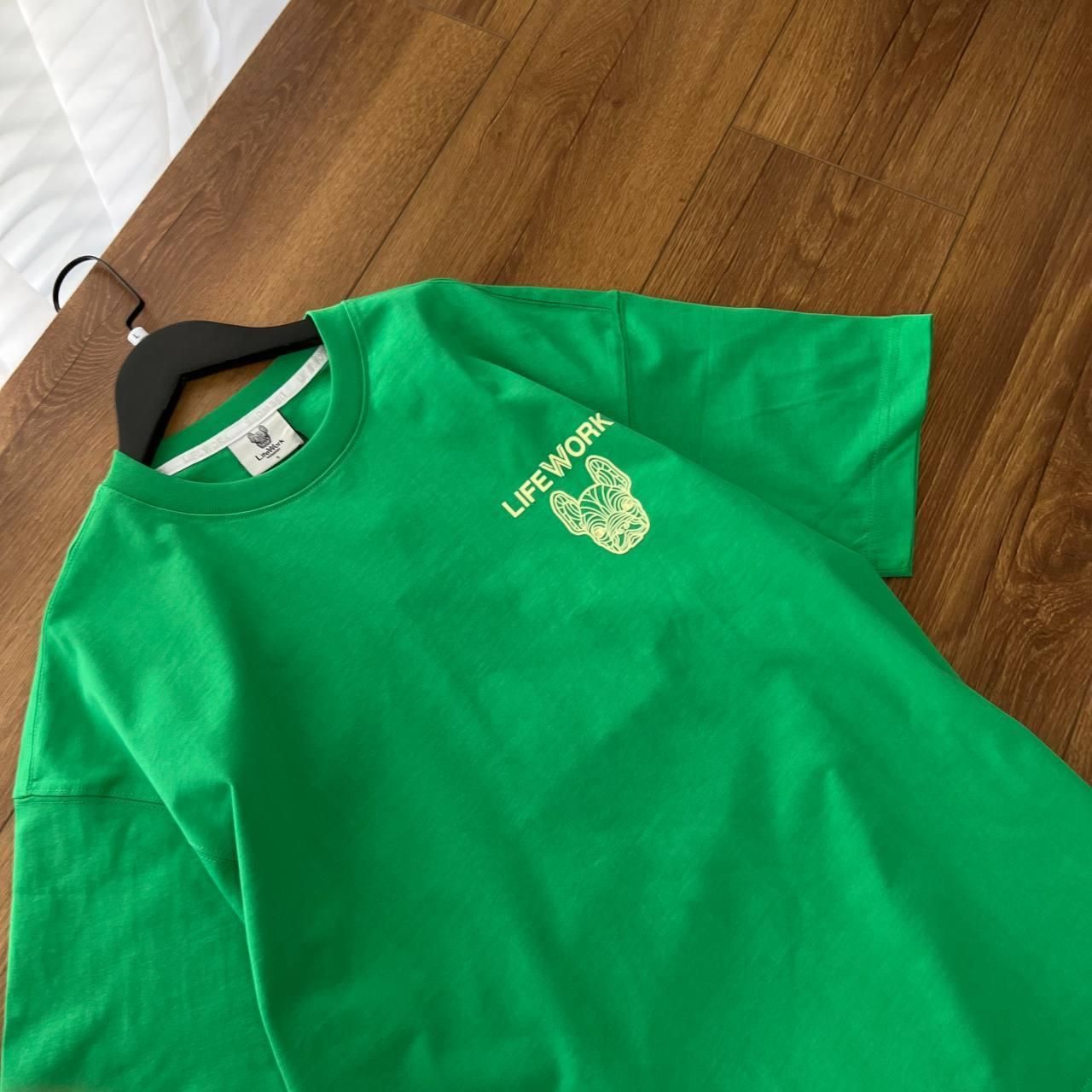  Áo Thun Life Work Logo Mini ' GREEN ' [ LW234TS088 ] Hàng Chính Hãng 