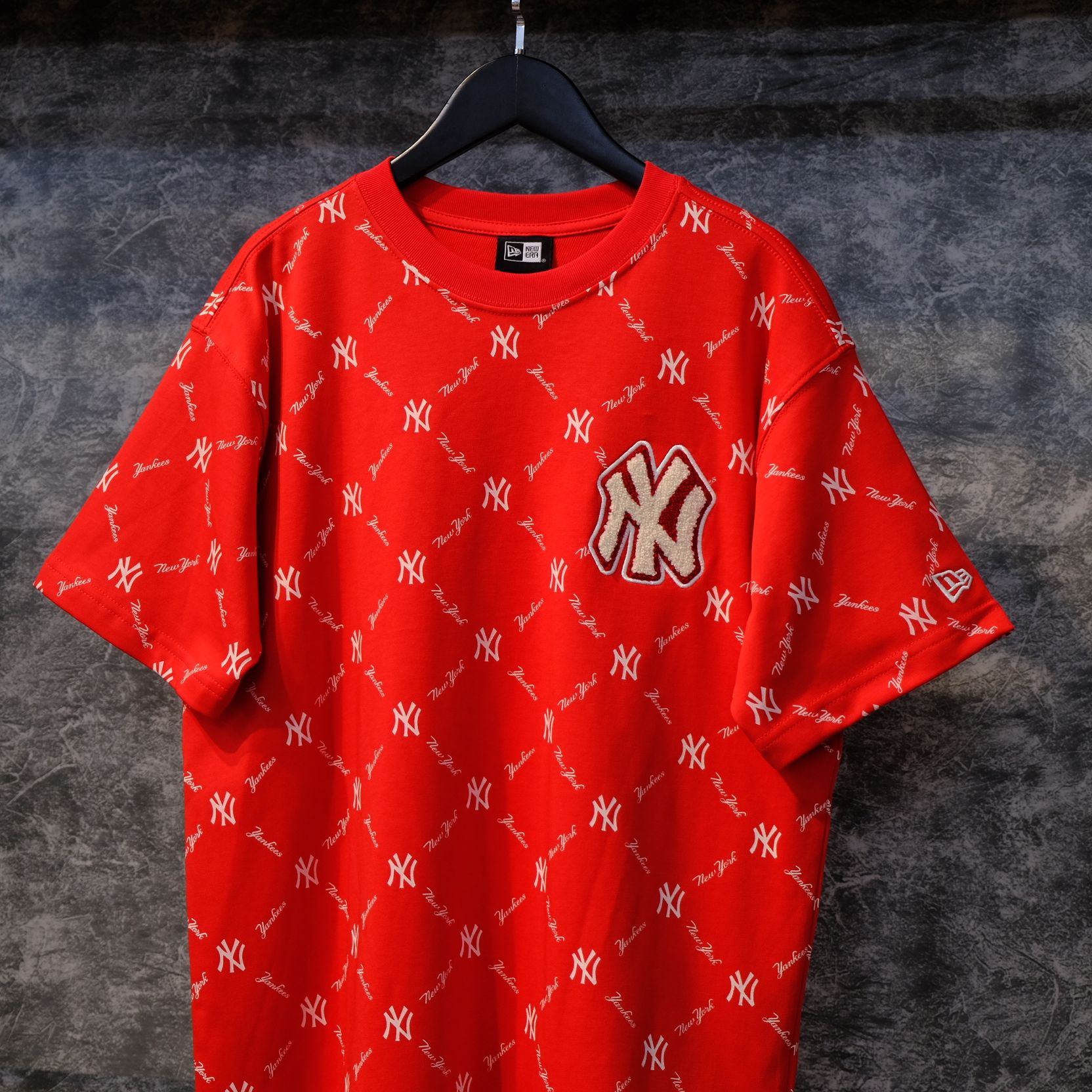  SALE - Áo Thun New Era Ny Dia Mono Đỏ | 19500189 Hàng Chính Hãng 