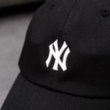  Mũ Nón MLB Ny Đen Thêu Logo Tim Love [32cpua111 50l] 