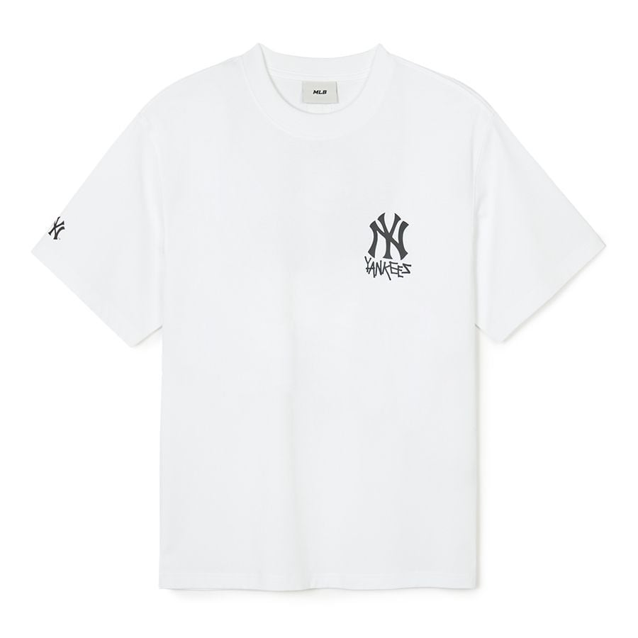  Áo Thun MLB Ny Yankees 3ATSB1843-50WHS Màu Trắng Chính Hãng 