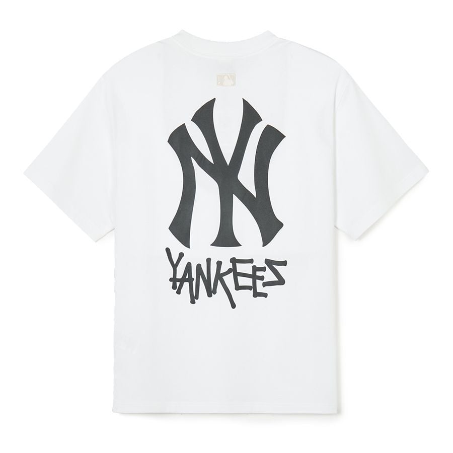  Áo Thun MLB Ny Yankees 3ATSB1843-50WHS Màu Trắng Chính Hãng 