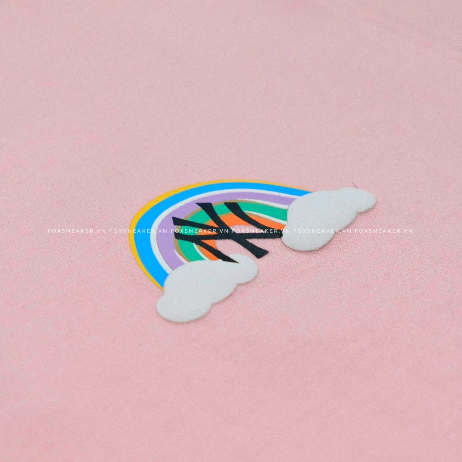  SALE - Áo Thun New Era X MLB Cầu Vồng Hồng | 13280313 Chính Hãng 