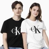  Áo Thun CK Màu Trắng | 40DC813 Hàng Chính Hãng 