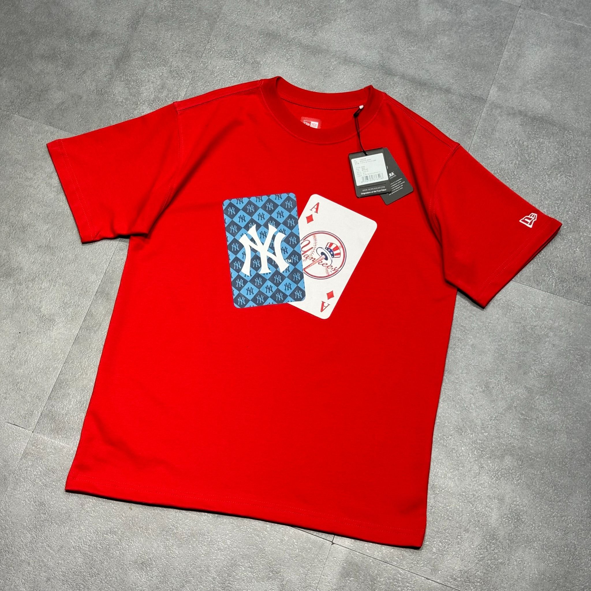  SALE - Áo Thun New Era Xì Rô Đỏ | 13302546 Hàng Chính Hãng 