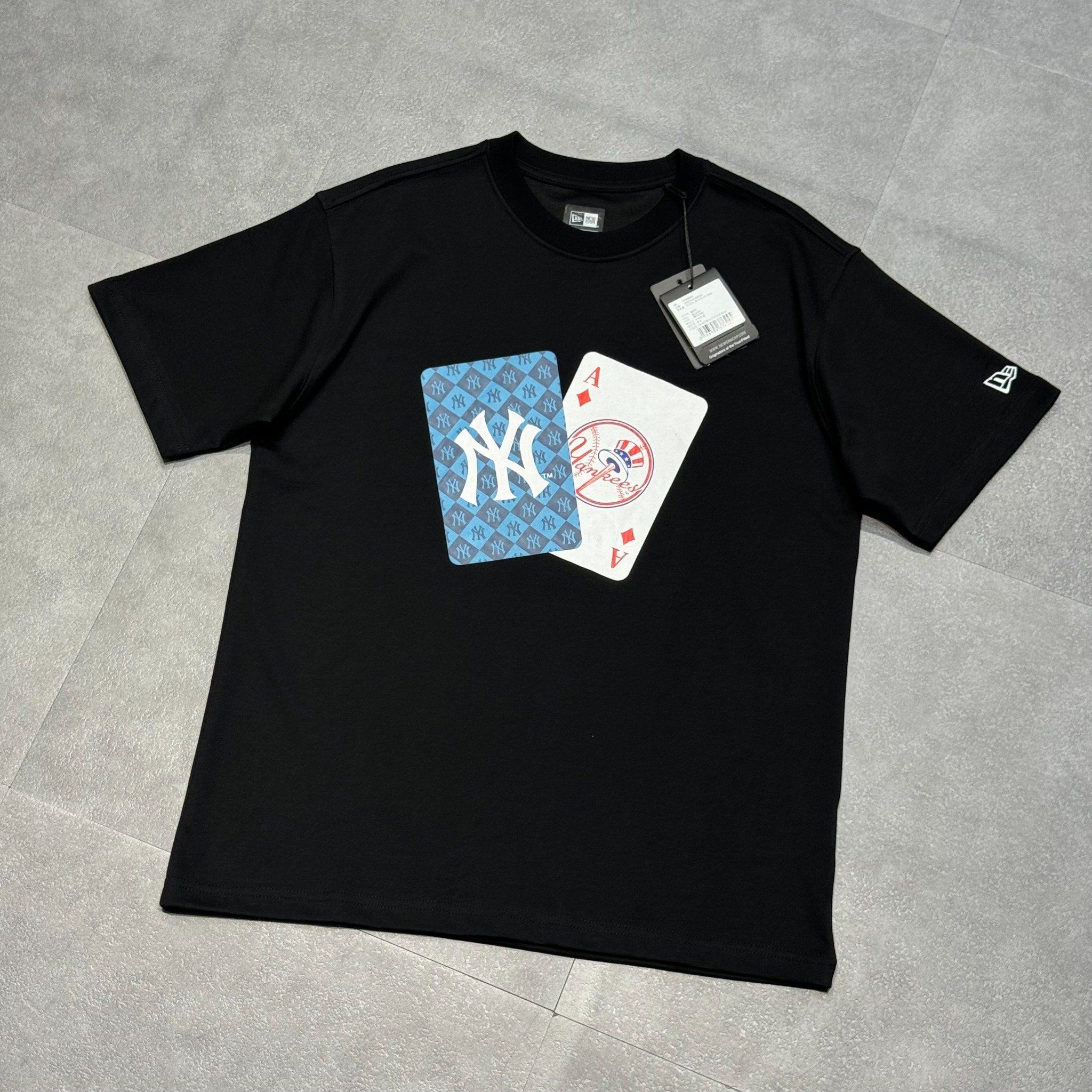  SALE - Áo Thun New Era Xì Rô Đen | 13702545 