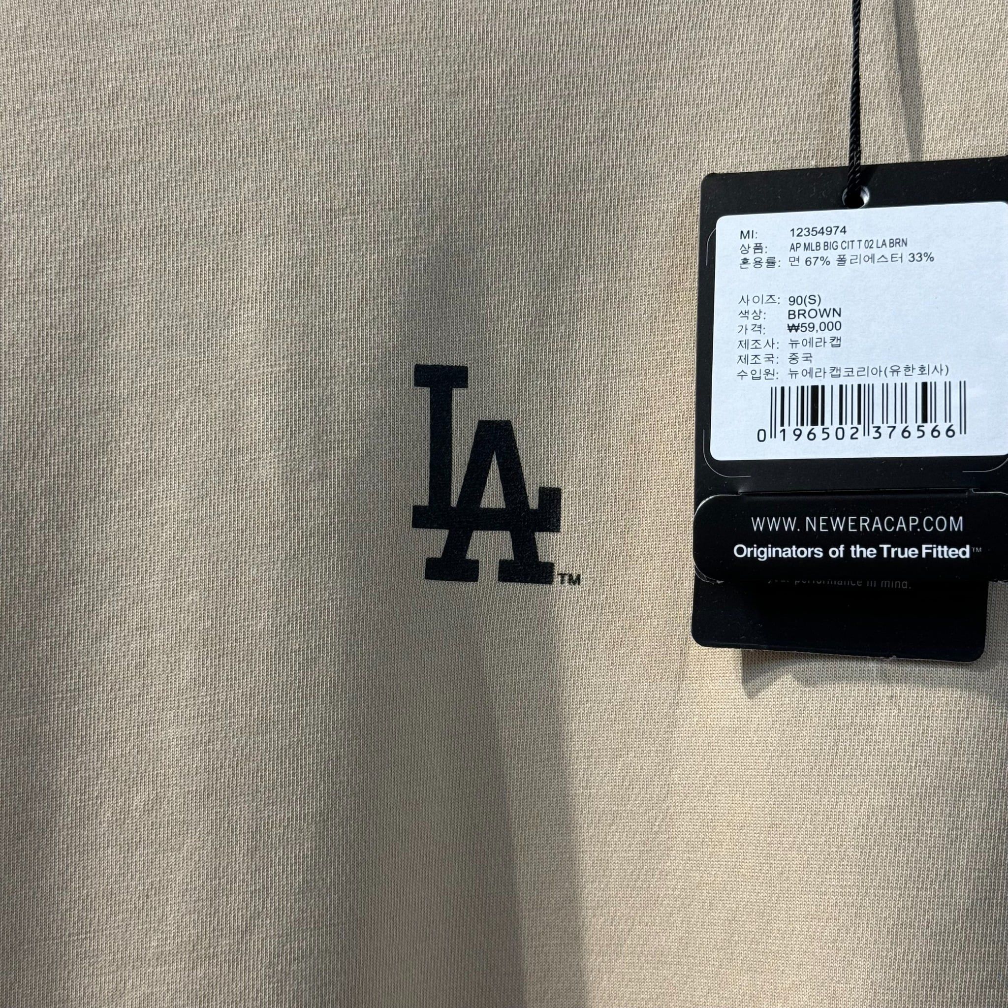  SALE - Áo Thun New Era La Nâu Big City | 12354974 Hàng Chính Hãng 