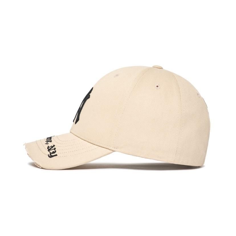  Mũ Nón MLB Gothic Address Structure New York Yankees Begie [3ACPKP02N 50BGS] 